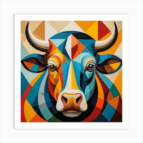 Bull Head 2 Art Print