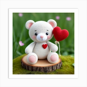 Amigurumi, Bear Art Print