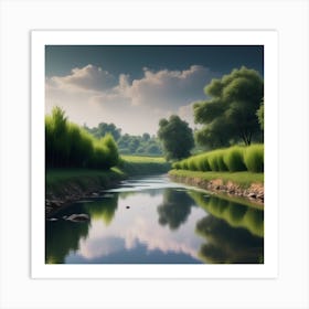 River 5 Art Print