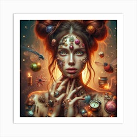 Clockwork Girl Art Print