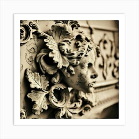 Ornate Head Art Print