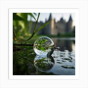 Water Ball Art Print