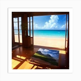 Hawaiian Beach Art Print