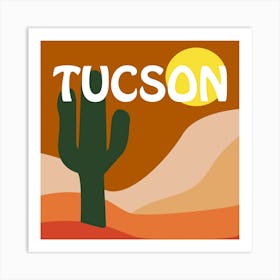 Tucson Bold Illustration Art Print