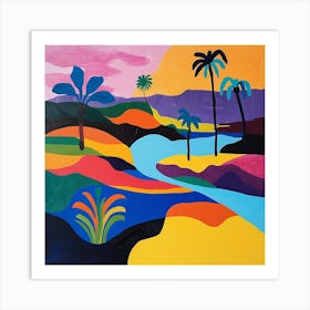 Abstract Travel Collection Guadeloupe 3 Art Print