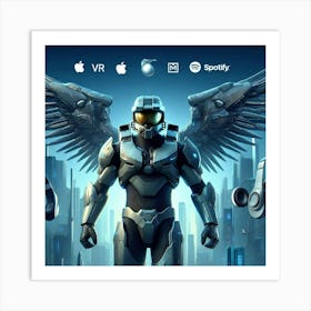 Halo Vr Screenshot Art Print