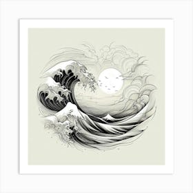 Great Wave Off Kanagawa Art Print