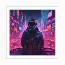 Cyberpunk Art Art Print