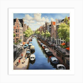 Amsterdam Canals 4 Art Print