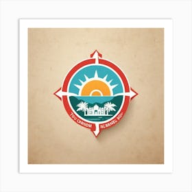 Logo For A Resort Art Print