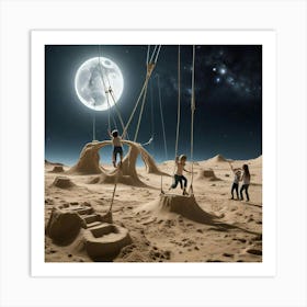 Sand Sculptures Art Print