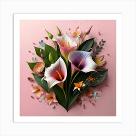 Bouquet Of Flowers 21 Art Print