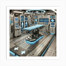 Mars Dominion Mobile Medical Unit Mobile Surgical Suite Art Print