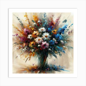 Flowers In A Vase 11 Art Print