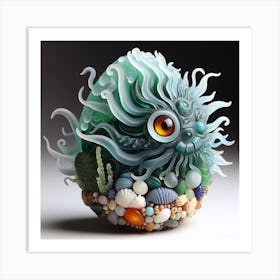 Sea of glass Art Print