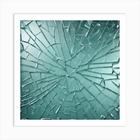 Broken Glass Stock Videos & Royalty-Free Footage Art Print