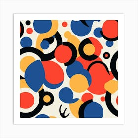 Abstract Circles 4 Art Print