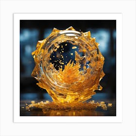 Shattered Glass Art Print