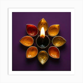 Diwali Lights 1 Art Print