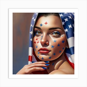 American Girl 3 Art Print