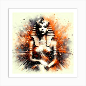 Cleopatra Portrait Artwork 222 Art Print