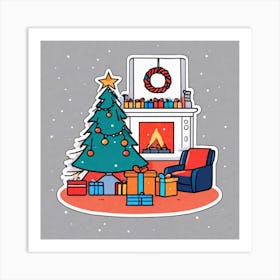 Christmas Tree 61 Art Print