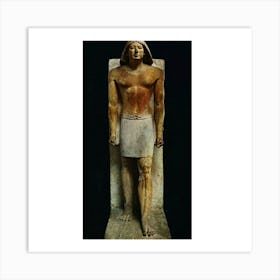 Egyptian Statue 19 Art Print