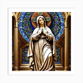 Virgin Mary 3 Art Print