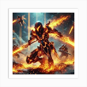 Pyroblade Knight Special Ability Converted Art Print