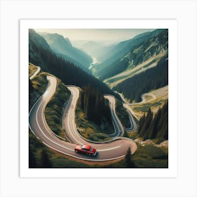 Road In The Mountains 1 Art Print