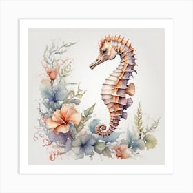 Seahorse Art Print