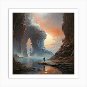 'The Cave' Art Print