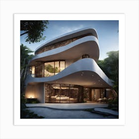 Envision A Zaha Hadid Styled (2) Art Print