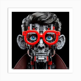 Lego Man 1 Art Print