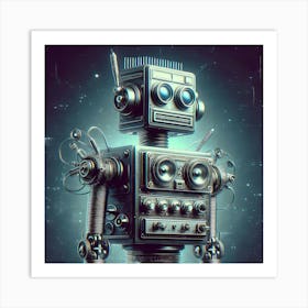 Digital Robot15 Art Print