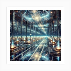 A Grand Depiction Of The Hall Of Reflections, A Va Art Print