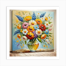 Flowers In A Vase 10 Art Print