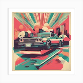 California Car Art Print