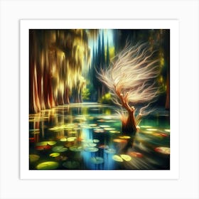 Lily Pond 1 Art Print