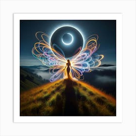 Fairy With Wings Art Print