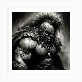 Spartan Warrior Art Print