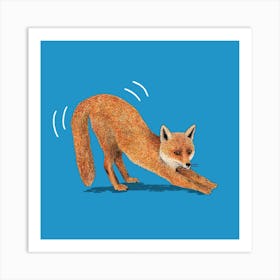 Foxy Fox Square Art Print