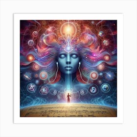 Psychedelic Painting Art Print