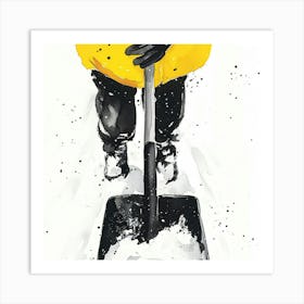 Snow Shovel Art Print