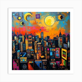 Cityscape 1 Art Print