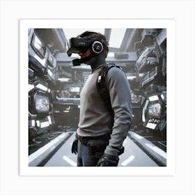 Vr Headset 30 Art Print