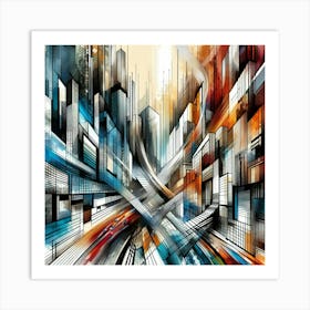 My Busy City Art Print