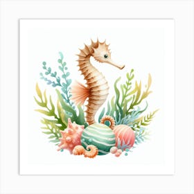 Seahorse 5 Art Print