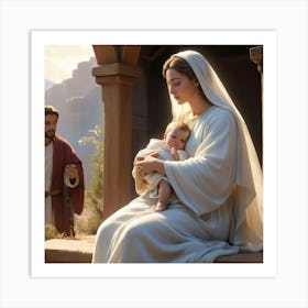 Birth Of Jesus Art Print