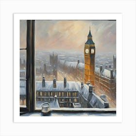 Big Ben From The Window Art Print